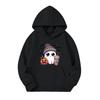Kids Halloween Printed Hoodie, Loose Fit Casual Pullover for Boys Girls