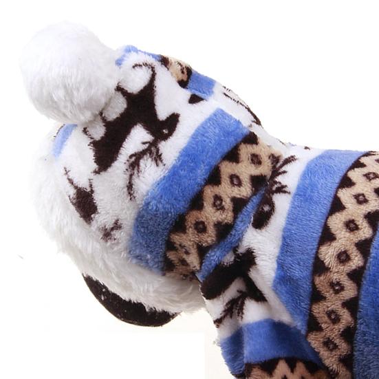 Pet Blouse Cute Wear-resistant Coral Fleece Warm Pet Blouse for Show