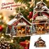 Christmas Ornament, Acrylic Animal and Hanging Decor for Christmas Holiday, Christmas Decoration