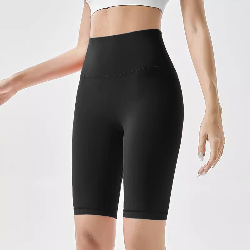 Butt Lifting High Waist Tight Tummy Control Nude Feel Quick Dry Fitness Yoga Wear Running Cycling Sports Womens Biker Shorts