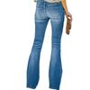 Spring/Summer 2022 Women's Slim Fit Multi-Button Flared Jeans