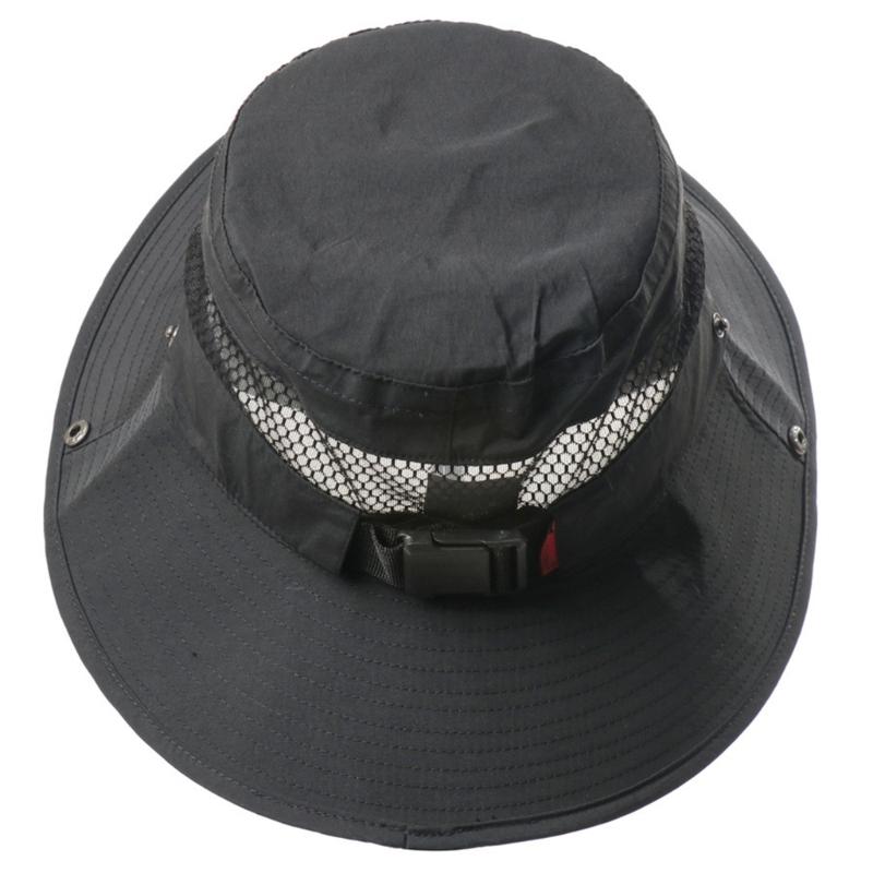 Breathable Fisherman Hat with Sun Protections Foldable Bucket Hat for Hiking and Camping Outdoor Activity Headwear