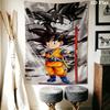 Cartoon Son Goku Wall Tapestry Aesthetic Wall Hanging Printed Fabric Blanket Decorative Tapestries For Bedroom Living Room Home Decor