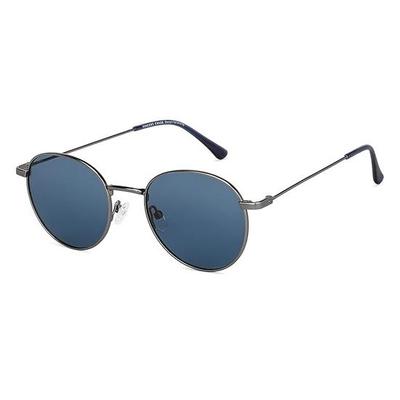 VINCENT CHASE EYEWEAR By Lenskart|Full Rim Round Branded Latest | 100% Uv Protected|For Men & Women|Small|Vc S13137, Grey