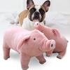 Yurika Dog Toy Plush Toy Cute Pig Dog Teeth Brushing Dogman Dog Birthday Gift Teddy Golden Retriever Pet Toy Durable (L)