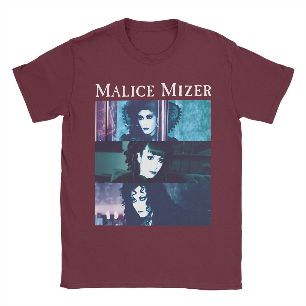 Malice Mizer Band T Shirts Men 100 Cotton Awesome TShirts O Neck Tee Shirt Short Sleeve Clothing Plus Size