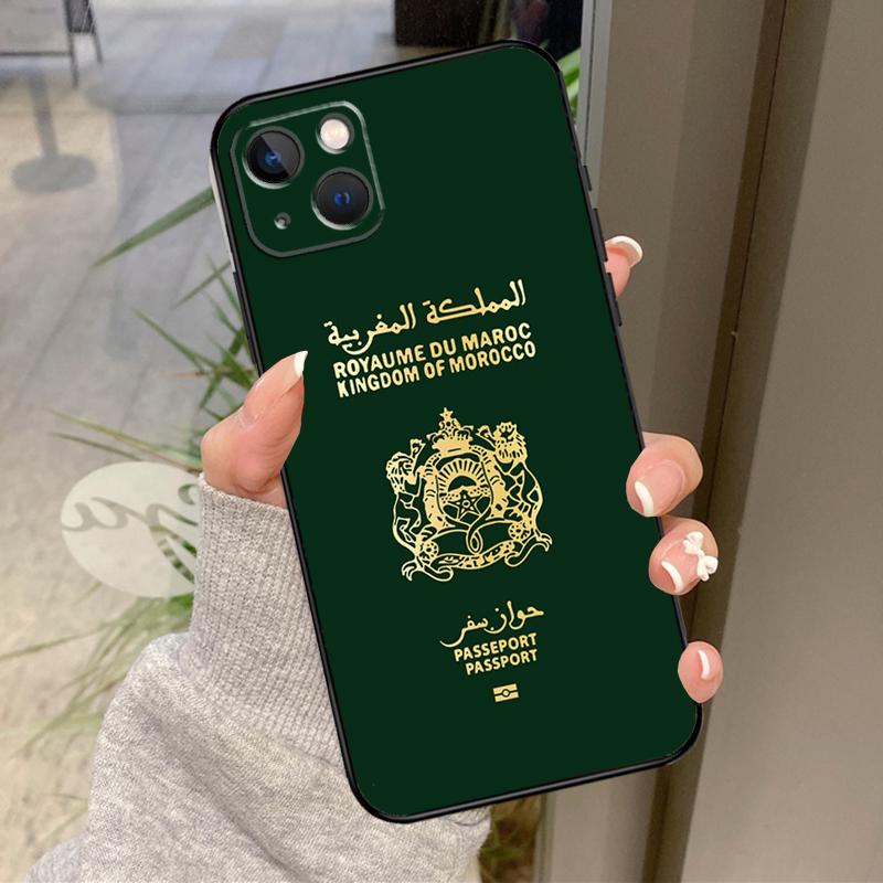 Morocco Flag Coat Of Arms Case For iPhone 17 Pro Max 16 15 13 12 11 14 Pro Max Plus 13 12 Mini 16e 17 Air Back Cover