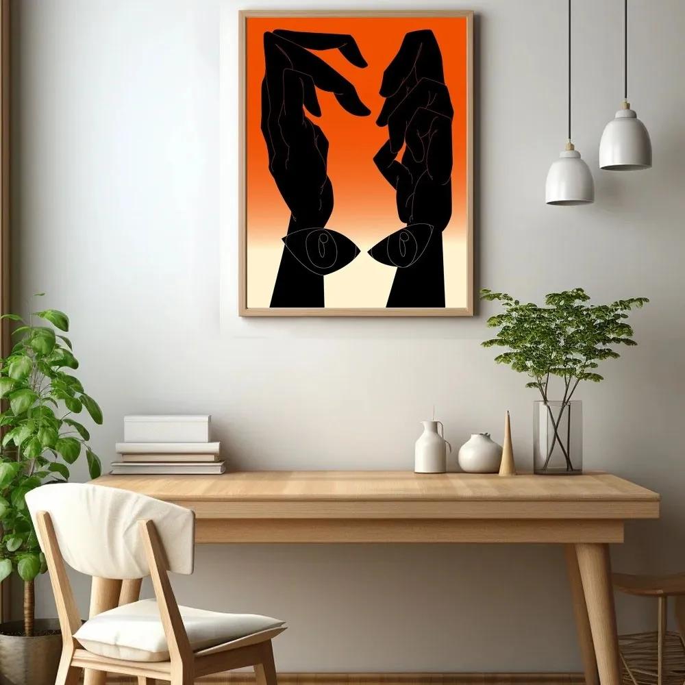 Casual Polar Bear 17 Poster Wall Art Print Poster Decorative Mural Modern Home Decor Birthday Gift Unframed Canvas Garage Room
