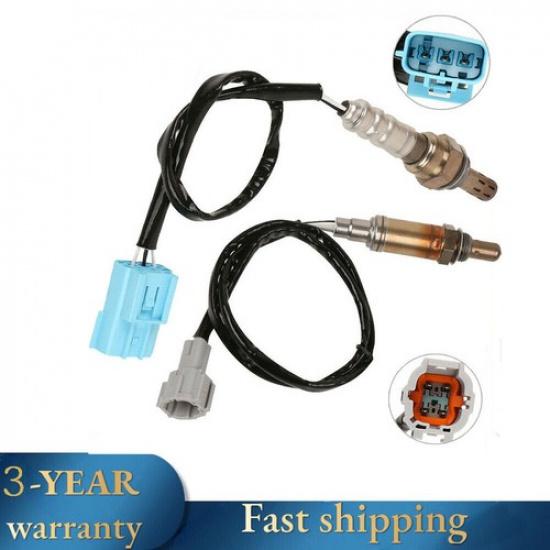 For 2002 2003 2004 Nissan Xterra Frontier L4 2.4L 2pcs Oxygen O2 Sensor Up+Down