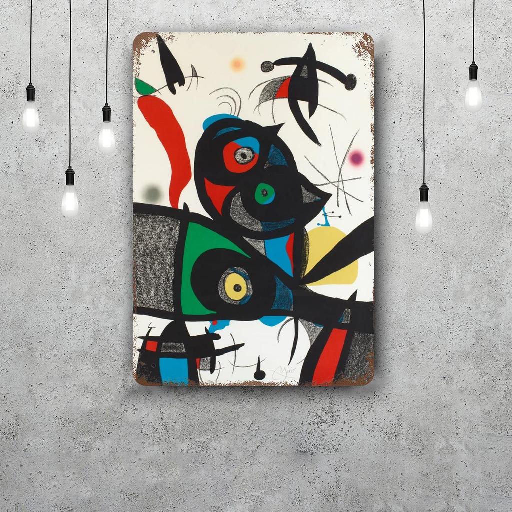 miro art Vintage Tin Sign Home Decor Wall Decor Art Wall Mural Room Decoration Decor Retro Metal Sign Plate Bar Posters