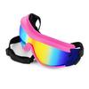 Hundebrille Rosarot Wasserdicht Sonnenschutz Sonnenbrille UV-Schutzbrille PC Gummi Nylon Gurtband Hunde Zubehör Kopfbedeckung Haustierbedarf