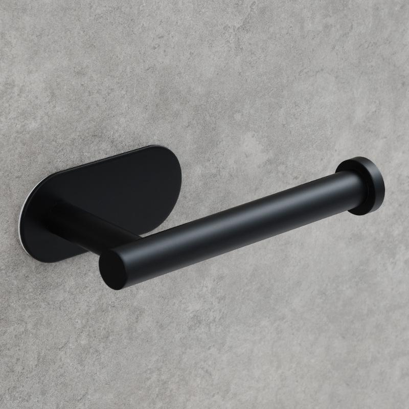 Nickel 304 Stainless Steel Bathroom Paper Towel Holder Nail-free Toilet Paper Roll Holder Wall-mounted Bathroom Accessories