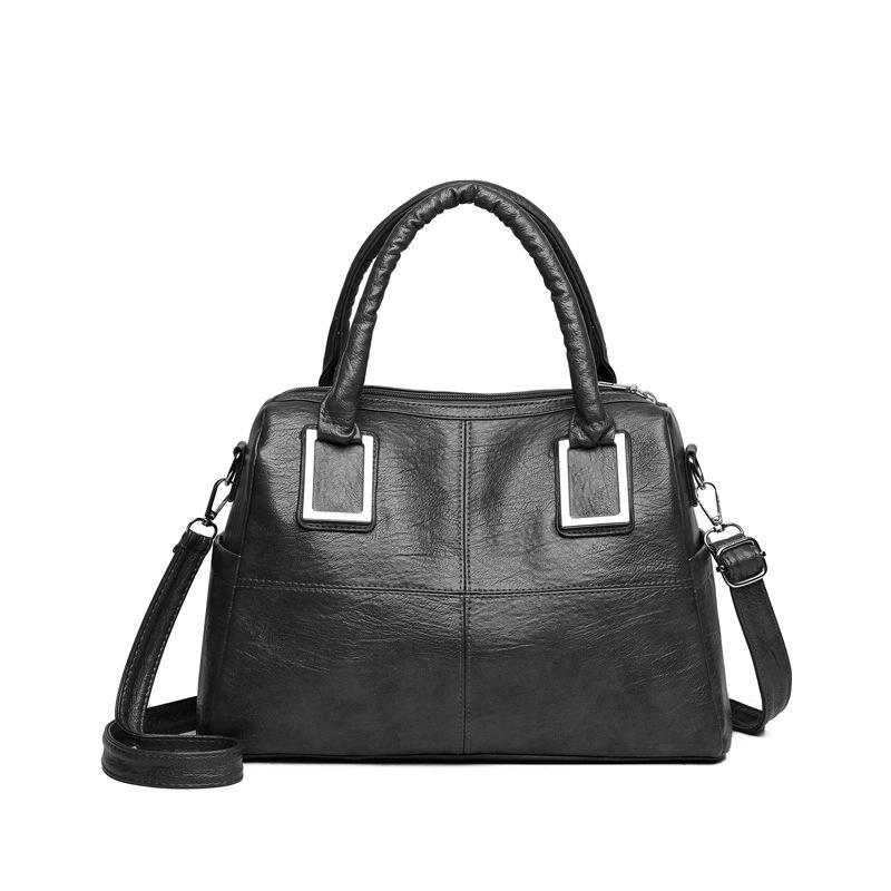 Handbag New women's bag Large capacity women's shoulder fashion soft leather tote bag Going messenger bag