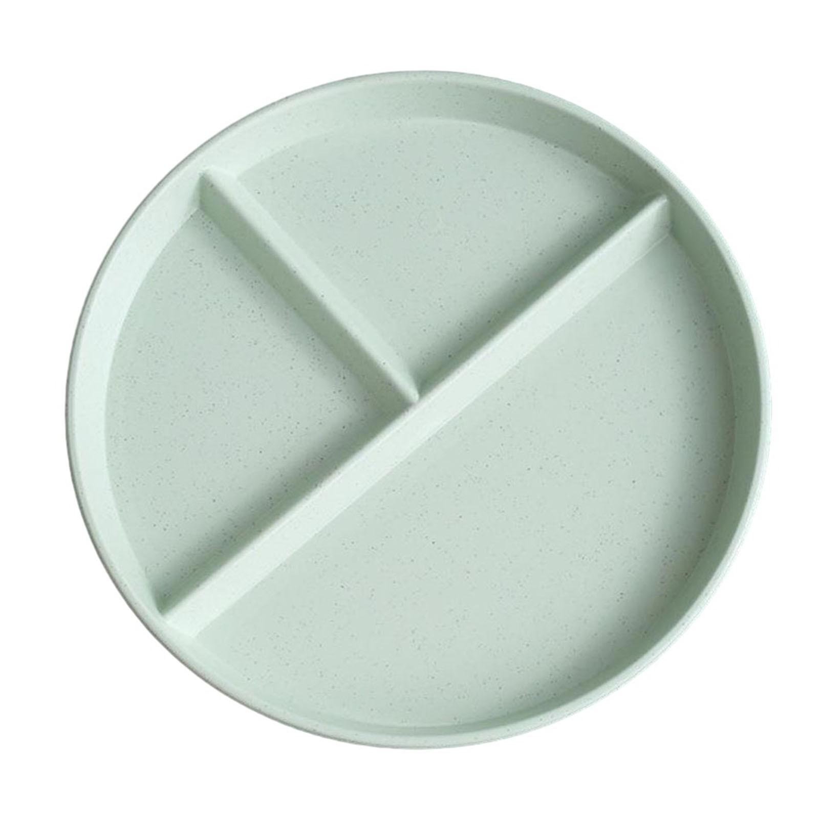 

Темно-зеленая тарелка для ужина с разделителями, многоразовая, диаметр см, легко моется, название детали аквамарин