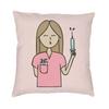 Enfermera En Apuros Doctor Nurse Medicine Square Pillow Cover Home Decorative Cushions Throw Pillow Car Double-Sided Printing