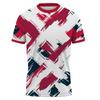 3D Printed Color Blocked Stripes T-Shirts Summer Short Sleeves O-Neck Tops Colorful Pattern Sports Casual Men's T-shirts