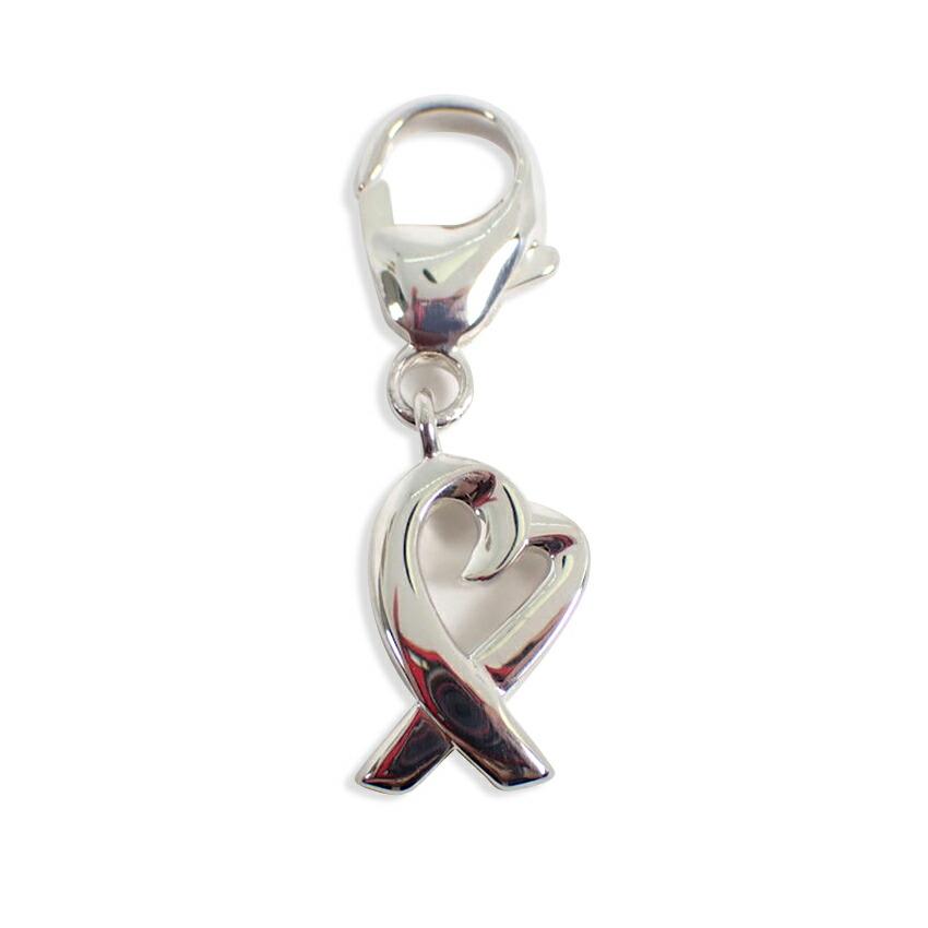 

[Б/у] TIFFANY/Tiffany 925 Loving Heart Charm/Top [g355-38]