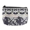 Vivienne 13 X 20 X 4 Black Maria Beige Black Small Item Storage (WK1703A2) Pouch, Cm, & Beige, Series, Lace,