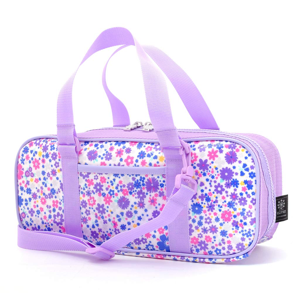 COLORFUL CANDY STYLE Paint School Pastel Flower Airy Shower N2115800 Bag, Bag, (Blue)