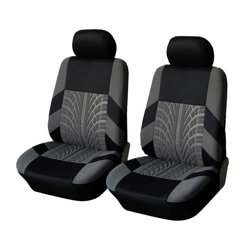 Covers Set Universal Fit Most Cars Covers with Tire Track Detail Styling For Seats