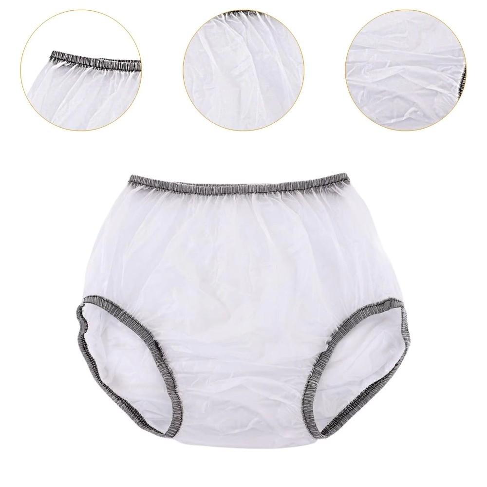 Reusable Adult Diaper Cover Incontinence Protective Diaper Cover Soft PVC Plastic Pants