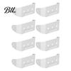 Corrosion Resistant Downspout Clip 4/8Pcs Aluminum Alloy Bracket Powder Coated Wall Mount Rain Gutter Installation Accessories Straps 2 X 3 Inch Pipe