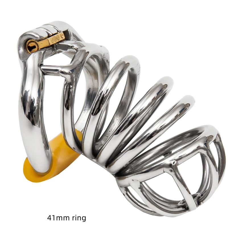 Ergonomic Stainless Steel Stealth Lock Male Chastity Device,Cock Cage,Penis Lock,Cock Ring,Chastity Belt, S053