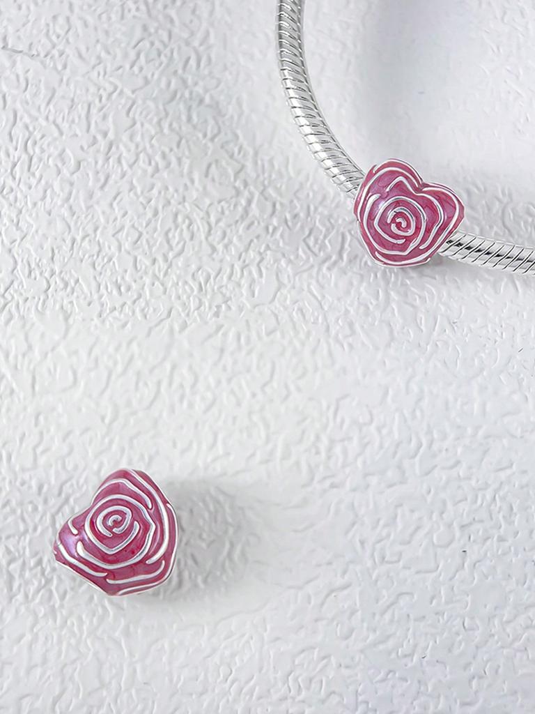 Koper Verguld Originele Bedels Valentijnsdag Liefde Rozen Kralen Passend voor Armband Dames Sieraden Cadeau