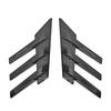 Universal 2Pcs Car Side Spoiler Splitter Trim Rear Windshield Sticker Triangle General Window Louvers Exterior Decorative