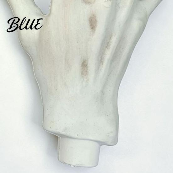 Script Killing Game Supplies 1 Pair Halloween Skeleton Hands Realistic Plastic Zombie