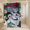 Japanese Anime P-Phantom B-Busters 1Pc Printed Shower Curtain Waterproof Washable With 12 Hooks Bathroom Shower Home Use
