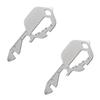 Stainless Steel Key Shaped Multitool Keychain Mini Multifunctional Screwdriver Bottle Opener Slotted Keychain Pocket Repair Tool 4