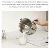 Rustproof Stainless Steel Double Wall Milk Pot Saucepan With Antislip Handle And Whistles Design For Multipurpose Cooking
