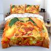 Pokémon Charizard Print Bedding Set Children 3 Pieces King Size Bed Set Pillowcase Adult Child Bed Cover Bedroom for Gifts