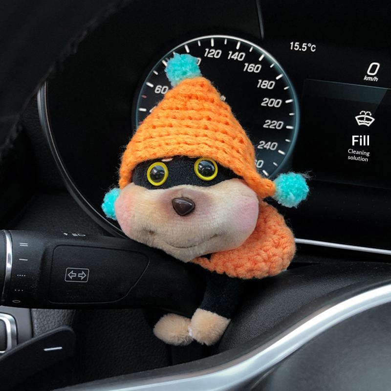 Cute Car Cute Wiper Ornaments Dog Turn Signal Switch Ornament Automotive Interior Decoration Accessories