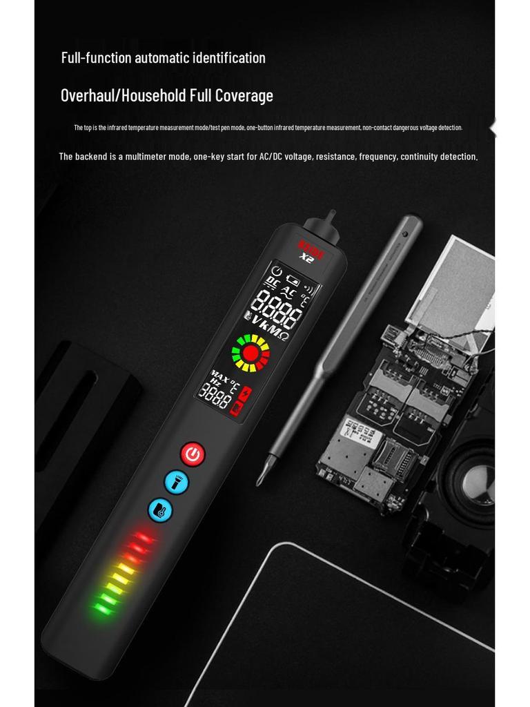 BSIDE Aimers X2 Smart Infrared Thermometer & Multimeter with Induction Electric Pen