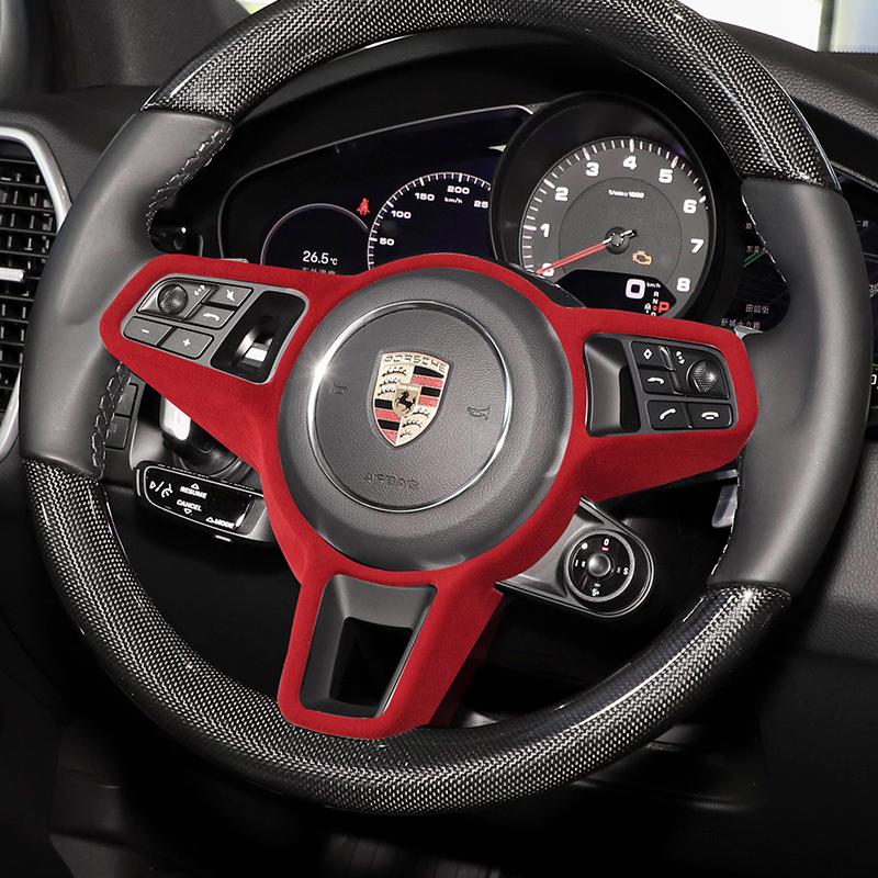 

Для Porsche Cayenne Cayenne Paramera 911 рулевое колесо Macan с отделкой из замши и модифицированной внутренней частью