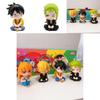 Colorful One Piece Chibi Figurines Set Featuring Zoro Nami Sanji Luffy Perfect For Display