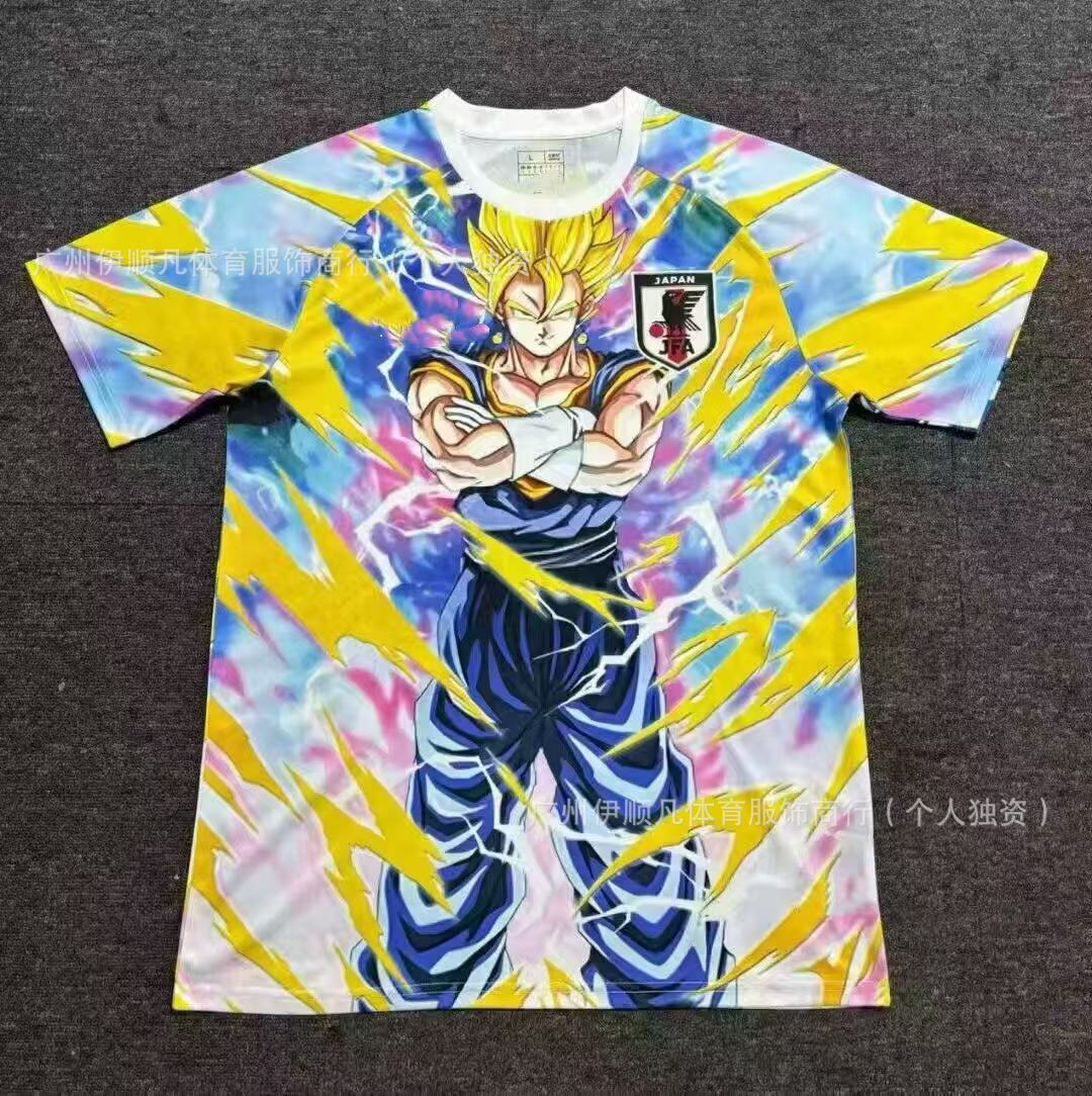 2526 Japan National Team Series Fans Thai Edition Anime Super Nezha Wukong Saiyan Saint Soccer Suit S
