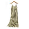 Women's Summer Dress Loose Beach Vacation Casual Deep V Neck Vest Dress Elegant Shirt Dress
