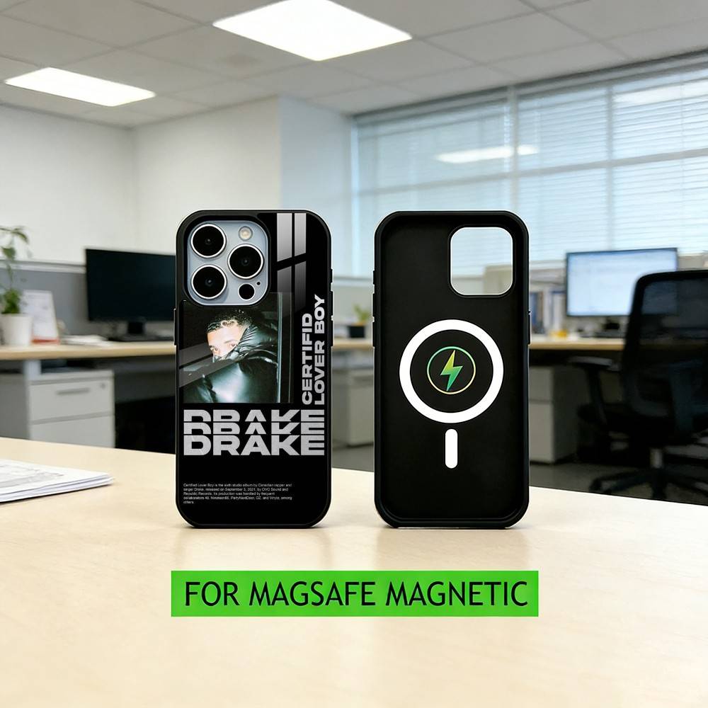 Drak-K  Phone Case For iPhone17,16,15,14,13,12,11 Plus,Pro Magnetic with Magsafe Wireless Charging