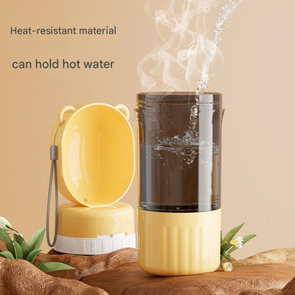 With Food Container Dog Outdoor Water Cup 2-in-1 Pet Feeder  for Pet Walking,Hiking,Travel