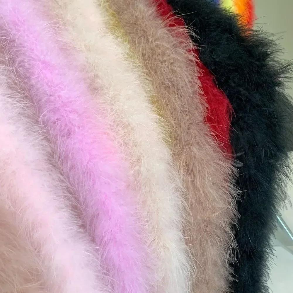 Fashion 2 Meter Decorative Strip Cuff Strip Faux Fur Fluffy Trim DIY Apparel Sewing Home Decor Artificial Fur Decoration
