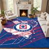CruzAzul Carpet Door Mat for Living Room or Bedroom Protective Mat Under Chair Office Decoration Christmas Gift Birthday Present