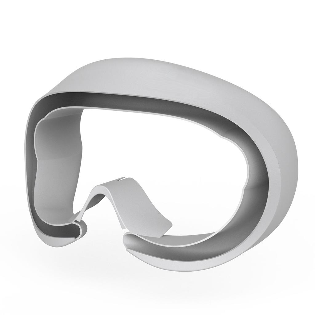 VR Silicone Interface Cover for Pico 4 VR Headset Anti-Leakage VR Silicone Pad Anti-Leakage Light Blocking Sleeve