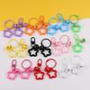 Korean Style Sweet Acrylic Star Keychain Pendant with DIY Perler Beads