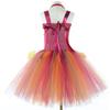 Autumn Maple Leaves Fairy Costumes for Girls Forest Woodland Elf Princess Dresses with Wings Children Halloween Christmas Outfit