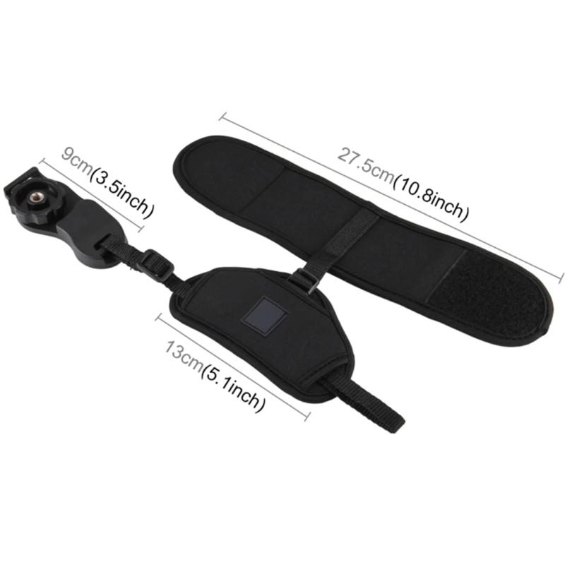 Secure and Portable Camera Wrist Strap Neoprene Construction Camera Hand Grip for Superior Support for Sports Activities