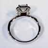 Ewige Liebe der Braut Zirkonia-Ring für die Ehe, Elegantes und strahlendes europäisches und amerikanisches Temperament, Runder Schmuck