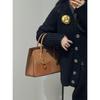 Nuova borsa a mano alla moda, motivo litchi, patchwork irregolare, borsa platino, borsa a spalla messenger, borsa da donna versatile 30CM
